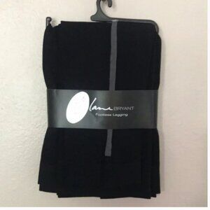 NWT  Lane Bryant Black Footless Control Top Legging 1X